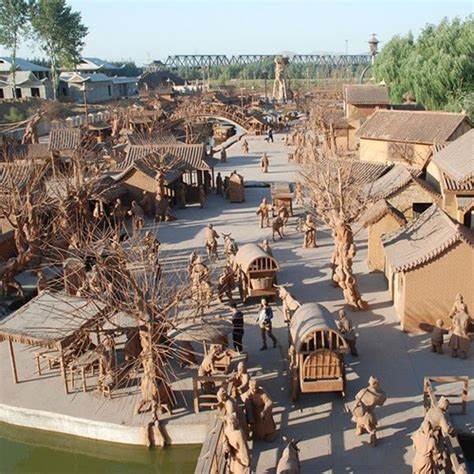 唐山(shān)麻龍灣泥雕清明(míng)上(shàng)河(hé)園-VR全景城(chéng)市(shì)